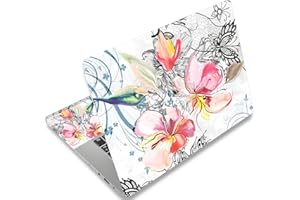 AORTDES Laptop Skin Sticker Decal 15-15.6 Inches, Universal Reusable Vinyl Sticker for 12.1 13 13.3 14 15.4 Inches Netbook/No