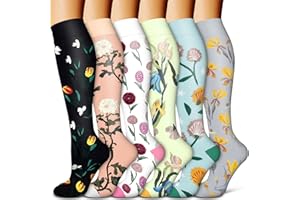 COOLOVER Compression Socks for Women and Men - Best for Circulation, Running, Athletic, Recover, Nurse, Travel
