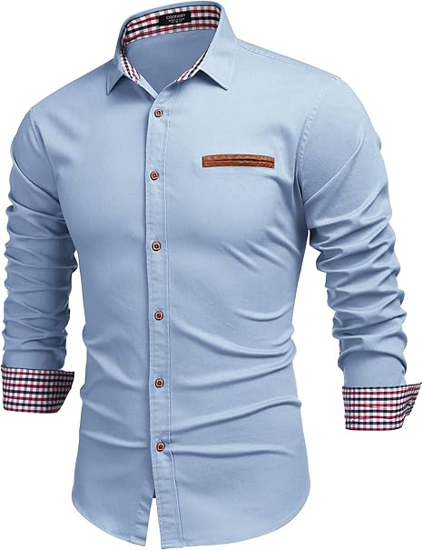 amazon men's button down dress shirts