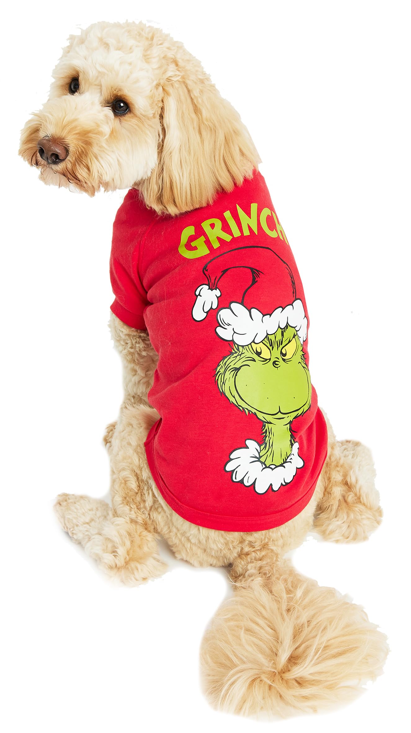 Pet Dog Christmas Grinch Jumper Coat Outfit Gift (X-Small, The Grinch)