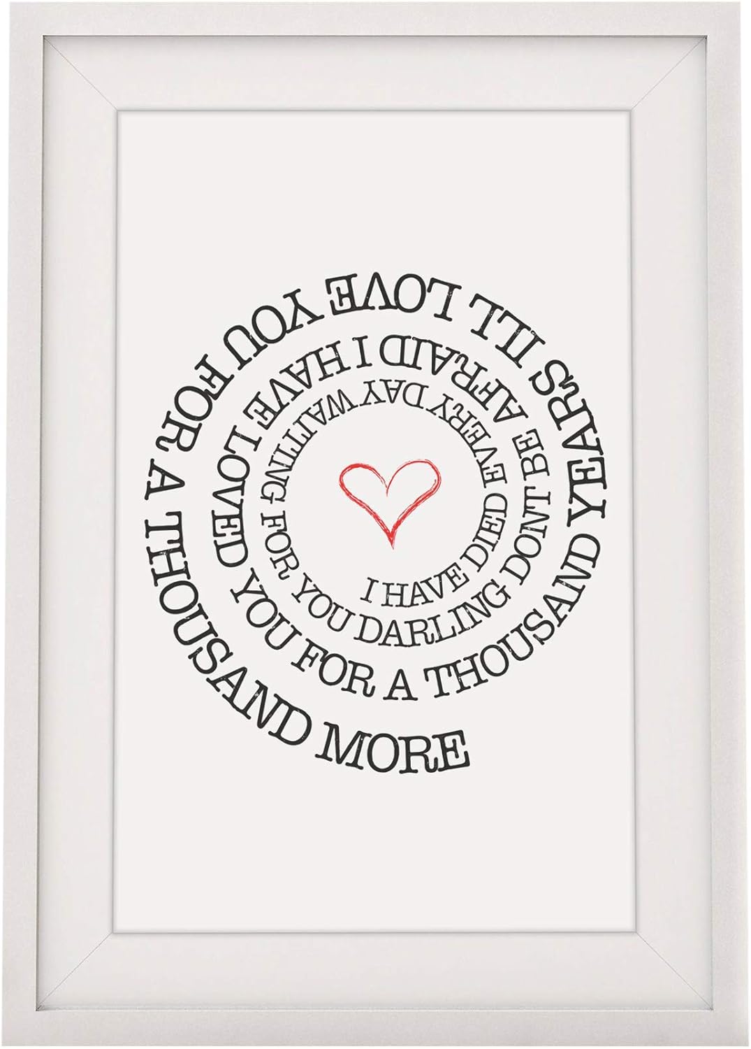 Kunst Christina Perri A Thousand Years Personalised Song Print Valentine S Day Gift Antiquitaten Kunst A2privathospital Dk a2 reumatologi idraetsmedicin