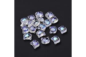 20Pcs Glass Cat Beads Top Drilled Mini Cat Animals Kitten Beads Loose Spacers for DIY Crafts Bracelet Earrings Jewelry Making