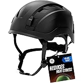 GE Safety Helmet, Impact Absorbing Tech, Adjustable Ratchet, ANSI Type 1, Memory Foam Padding, Hard Hats Protection, Chin Strap, Class C (Vented) & Class E (Non-Vented), OSHA Approved