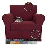JIVINER Newest 2 Pieces Armchair Covers for Living