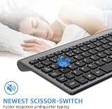Cimetech Wireless Keyboard Mouse Combo 2.4G Ultra-Thin QWERTY UK Gray view 4