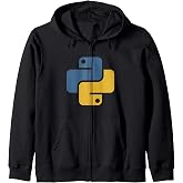 Official Python Developer Logo Zip Hoodie