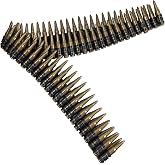 EaciTown Fake Bullet Belt Army Belts Soldier Decor Plastic Bandolier Belt Halloween Army Cosplay Accessory Plastic Military Toy for Adult 60 Inch