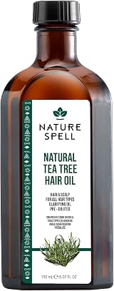 Nature Spell Tea Tree Oil for Hair & Scalp 150ml Pre-Diluted Lightweight Oil view 1