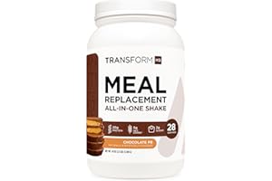 TransformHQ Meal Replacement Shake Powder 28 Servings (Chocolate Peanut Butter) - Gluten Free, Non-GMO