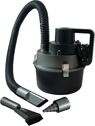 Sakura SS5311 120W Vacuum Cleaner 12V Car Boat Inflator Wet Dry