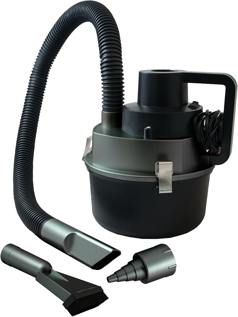 Sakura SS5311 120W Vacuum Cleaner 12V Car Boat Inflator Wet Dry