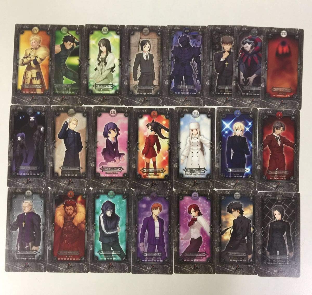 Amazon Fatezero タロットカード ノーマル 全22 アーチャー ランサー 言峰綺礼 衛宮切嗣 セイバー 遠坂時臣 ライダー バーサーカー おもちゃ ホビー