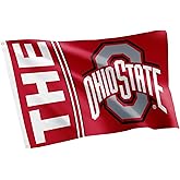 Desert Cactus Ohio State University OSU Flag - 3 x 5 Feet Buckeyes Banner, Indoor/Outdoor Durable Fabric, 100% Polyester Design (Style A)