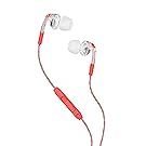 Skullcandy S2FXHX-476 Bombshell Women's In-Ear Headphones with Earbud, Mic & Remote, Mash-Up/Clear/Coral