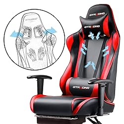 GTRACING Gaming Chair with Footrest, Ergonomic