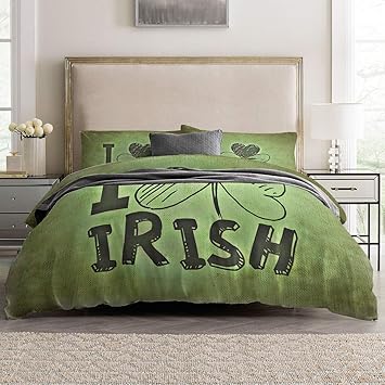 Amazon Com Duvet Cover Sets St Patricks Day I Love Irish