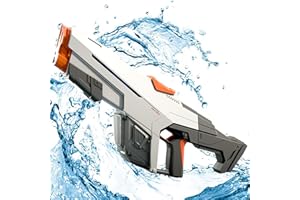 HYNXM Electric Water Gun, Automatic Water Gun with Water Absorption, 610CC Capacity Double Shooting Mode Water Guns,Range up to 32-45 FT, Summer Water Gun Toys for Pool Party Beach Outdoor
