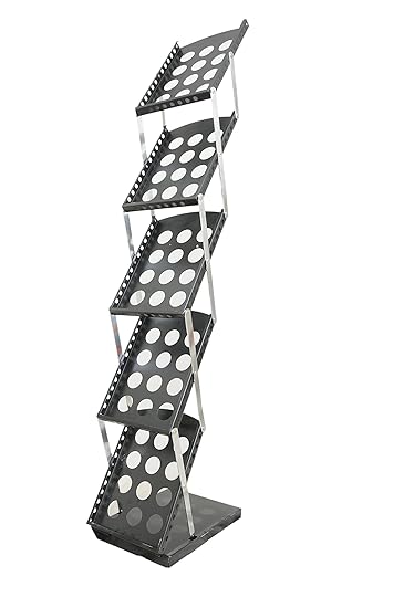 Lepose Metal Floor Standing Rack, Large, Black