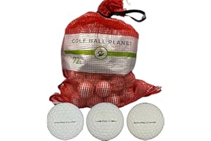 GOLF BALL PLANET 72 Pro V1/Pro V1x Used Recycled Golf Balls in Mesh Bag 3A/2A Condition