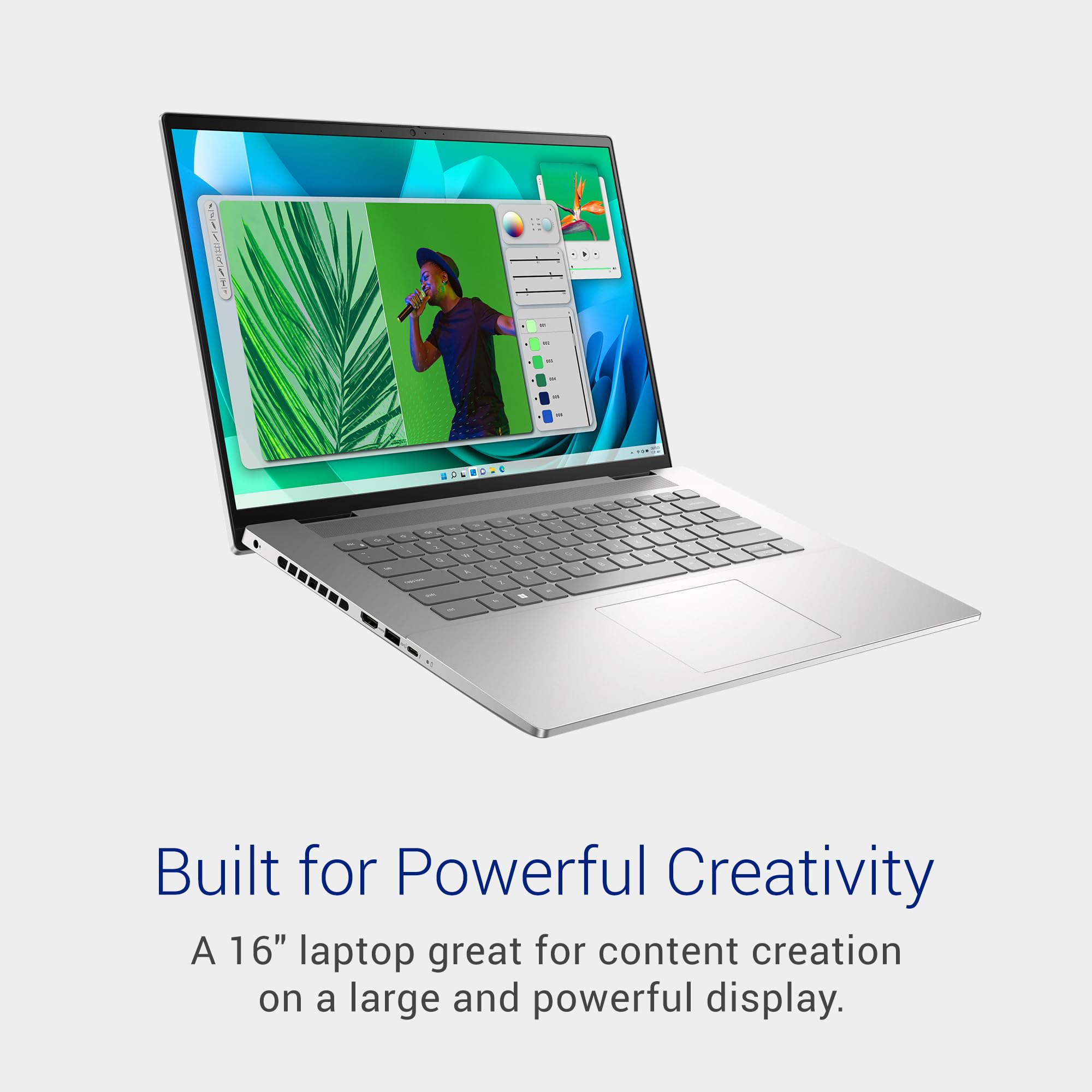 Dell Inspiron 7630 Laptop - Intel Core i7-13700H, 16-inch 16:10 2.5K Display, 16GB LPDDR5 RAM, 512GB SSD, NVIDIA GeForce RTX 3050 6GB GDDR6, Services Included, Windows 11 Pro - Silver