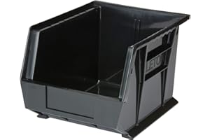 Stack & Hang Bin, 8-1/4" W x 7" H x 10-3/4" D, Black