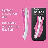 Wilkinson Sword Intuition Eyebrow Shaper 3 Disposable Razors Exfoliating Tool view 2