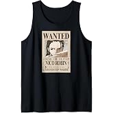 One Piece Anime Nico Robin Wanted Poster Tank Top