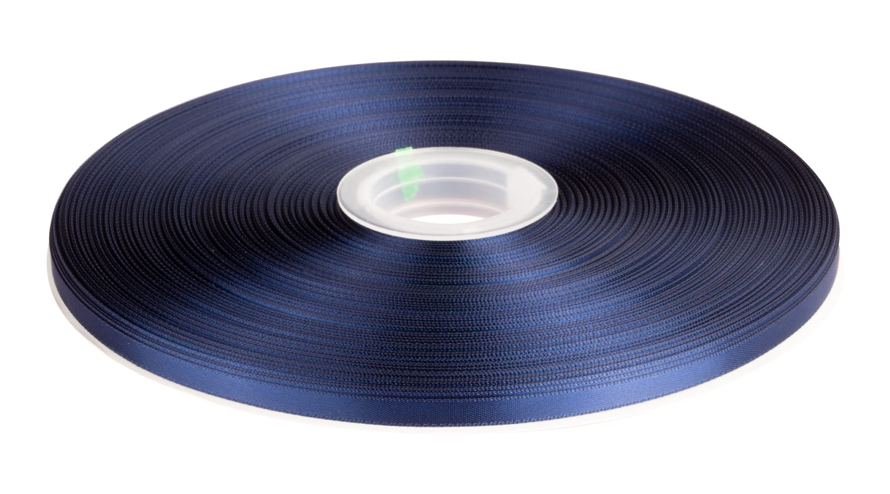 Double Faced Satin Ribbon, 6mm X 91M, Solid Polyester Ribbon for Gift Wrapping, Crafts, Wedding Party Ceremony Decoration, Floral Arrangement, Sewing (Navy)