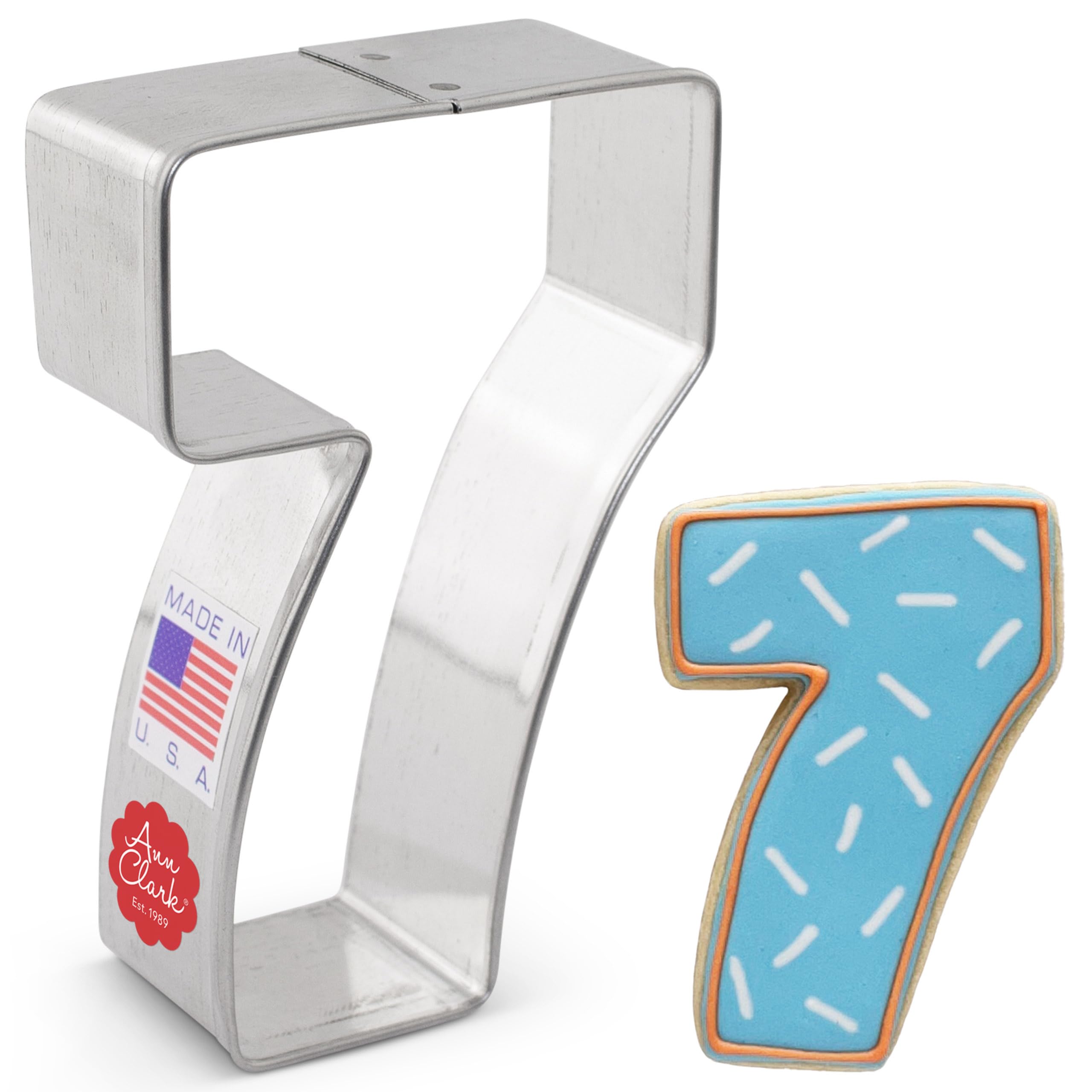 Ann Clark Cookie Cutters Number Seven / #7, 8.26 cm