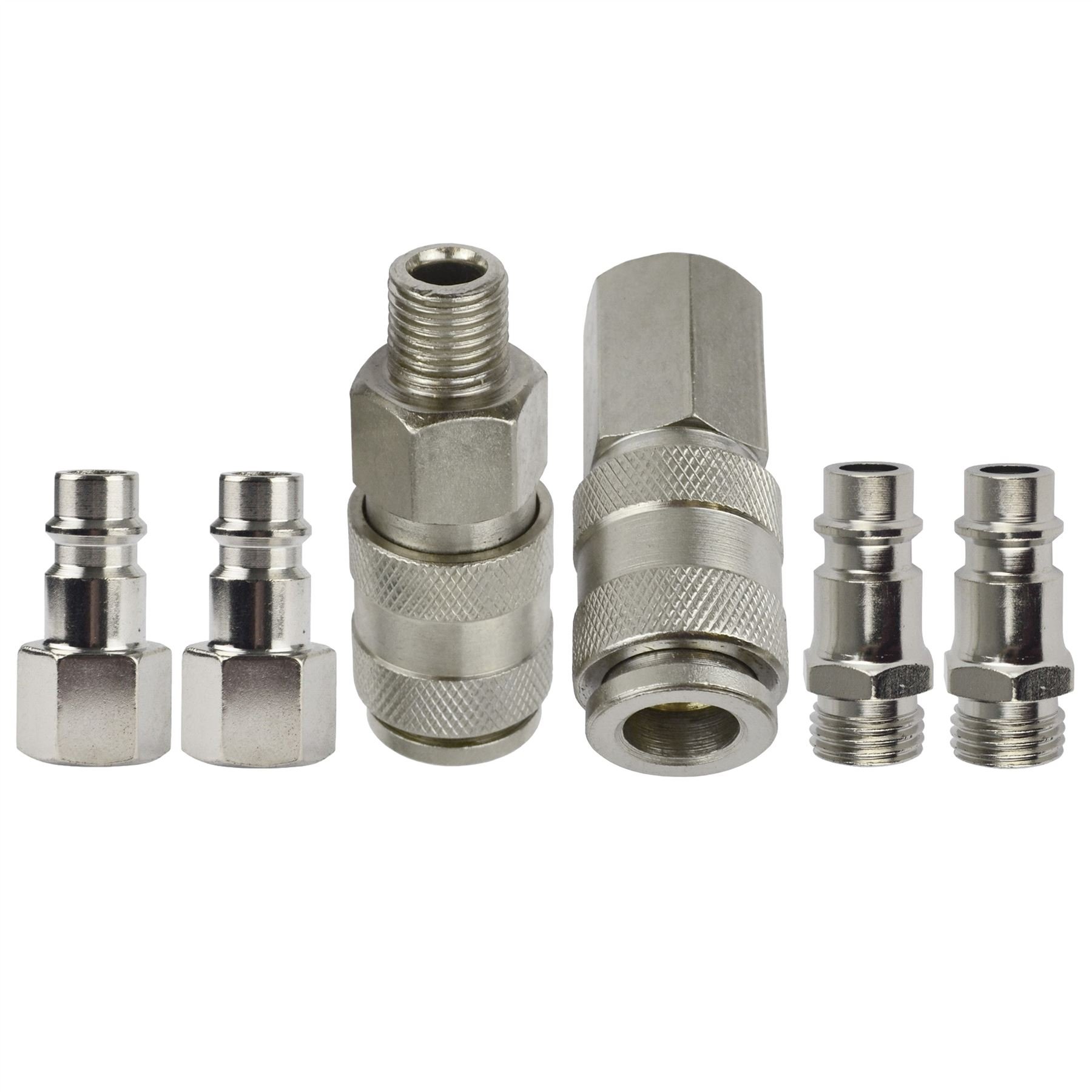 Air Line Compressor Connector Euro Fittings Quick Release Coupling Set FT011