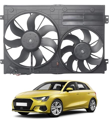 Dual Electric Cooling Fan Radiator Cooling Fan For 2005-2016 Volkswagen Jetta & 2006-2018 Passat - Dual Fan Assembly, Direct Fit Evan-Fischer Radiator Fan - Foto 11