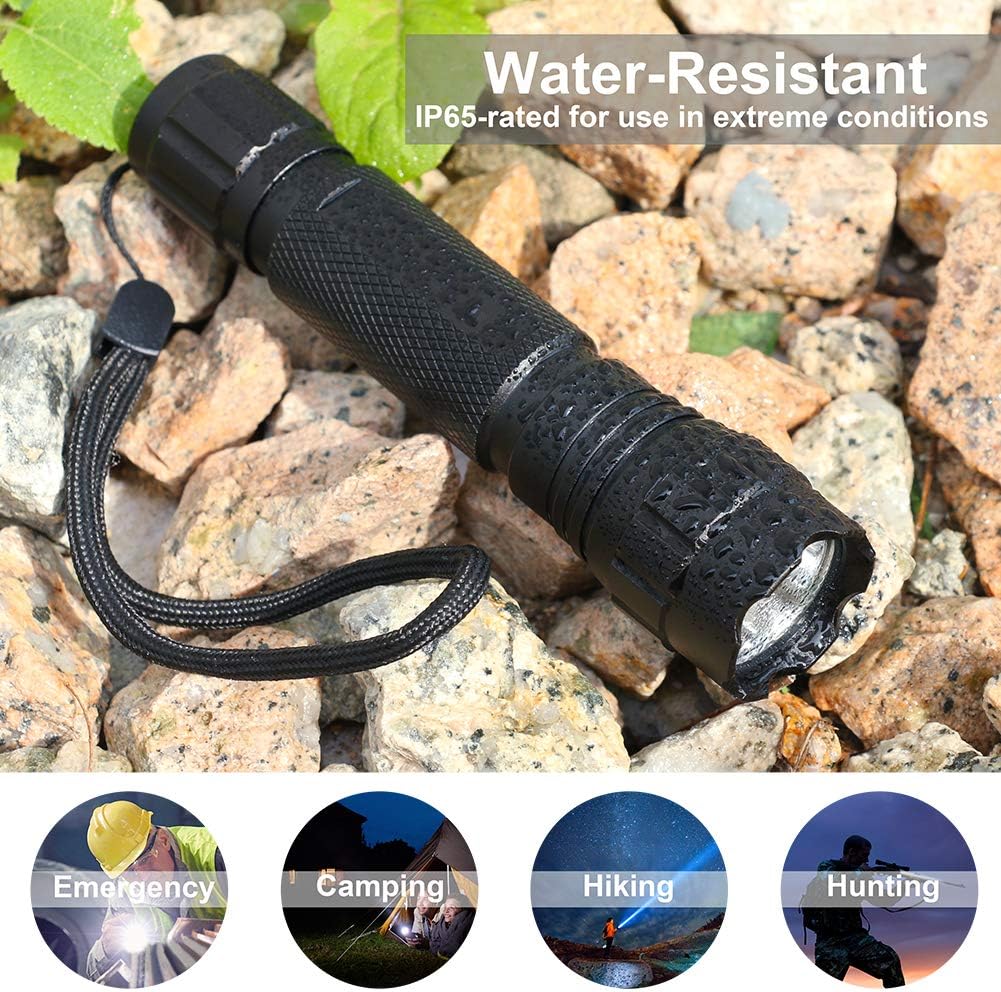 Feyachi FL22-MB Tactical Flashlight 1200 Lumen LED Weapon Light with Low Profile Mlok Flashlight Mount,Rechargeable Batteries and Pressure Switch Included: Home Audio & Theater