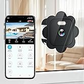 2.5K Window Camera,2.4GHz & 5GHz WiFi Indoor Cameras for Home Security with Full Color Night Vision,24/7 Recording,Motion Detection,Compatible with Alexa,2-Way Audio, Siren, Easy & Quick Installation