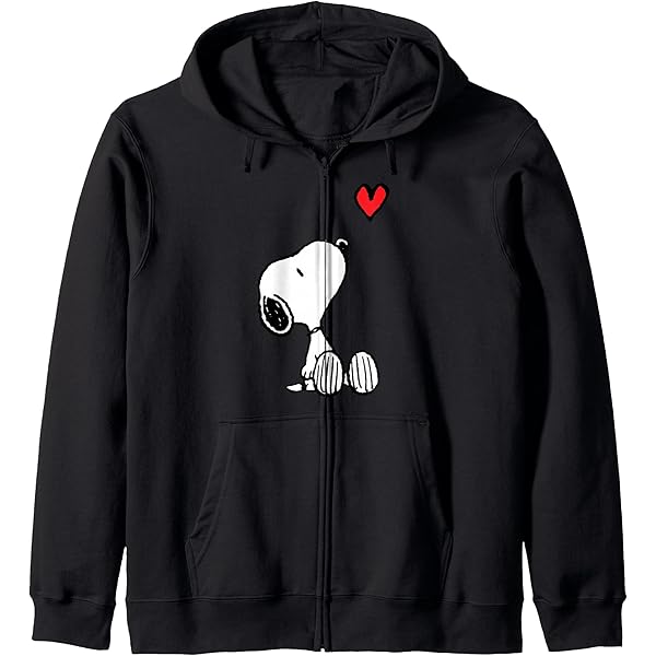 Amazon.com: Peanuts - Snoopy Joe Cool Zip Hoodie : Clothing, Shoes