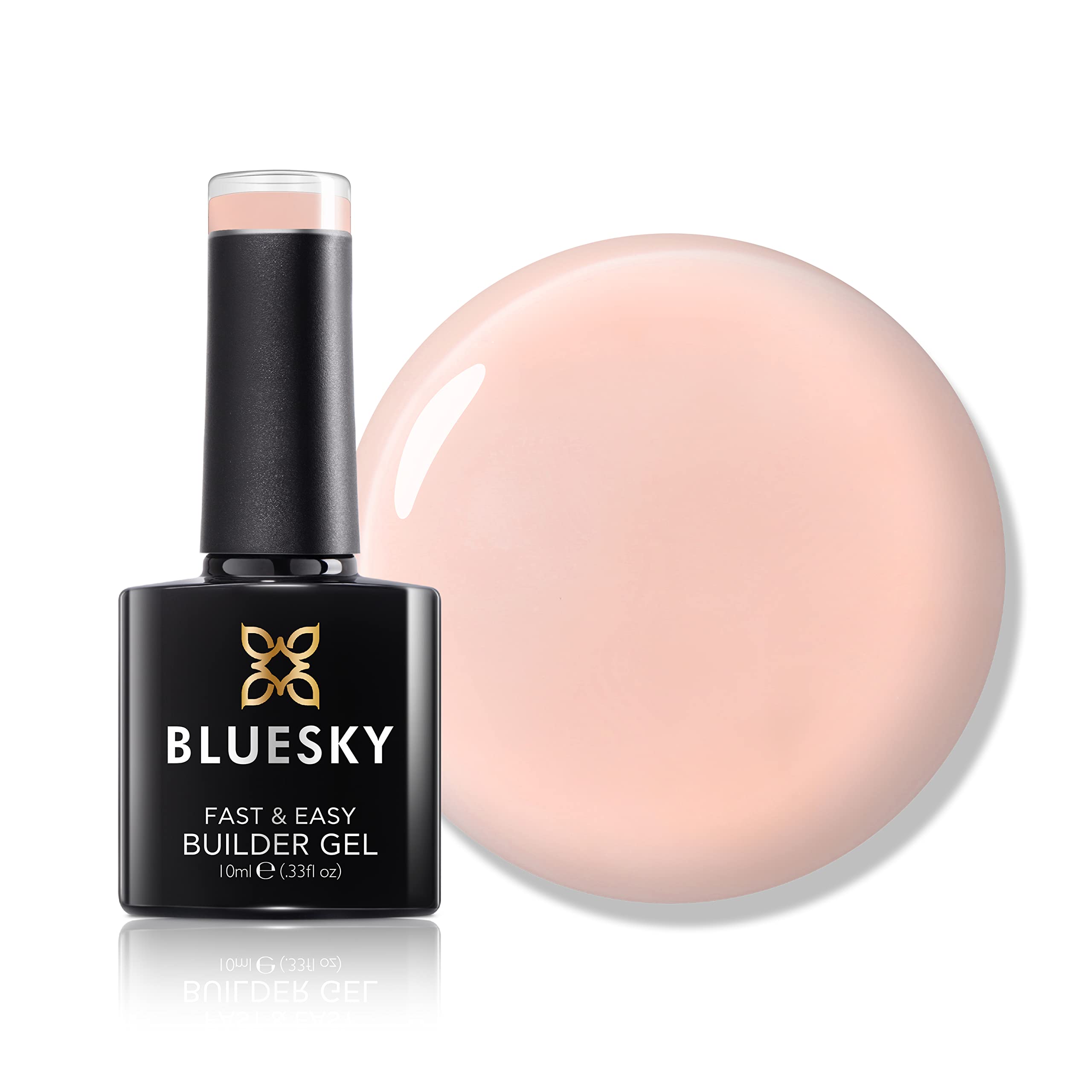 Bluesky All in One Fast & Easy Builder Gel 10ml, Dusty Rose - Peachy Pink, Nail Strengthener and Extender for Long, Strong Nails & Nail Extensions, Requires Curing Under LED UV Nail Lamp — image 1