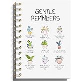 WFSM Daily Affirmations Notebook - Inspirational Journal, Mental Health Notebook, Positive Gifts Hardcover Spiral Notebook, Inspiring Quotes Journal for Women, 5.5x8.3 Inches