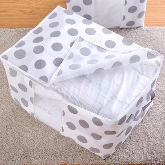 Geshiglobal - Bolsa de Almacenamiento para Manta de Ropa, Armario