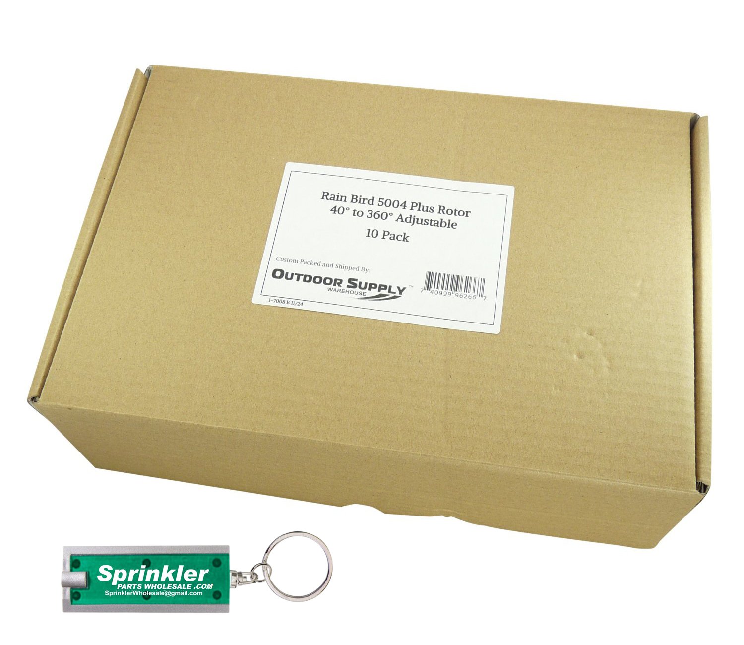 Rain Bird 5004PLPC Plus Rotor 5000 Series Part Circle to Full Circle 40° to  360° Adjustable 4" Pop-Up Includes Nozzle Racks and Instructions RainBird  with a ...