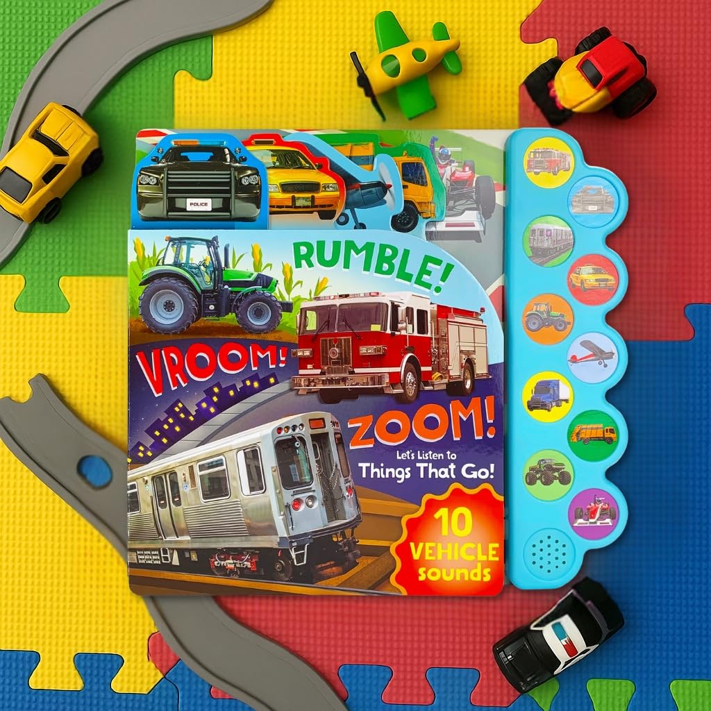 Rumble! Vroom! Zoom! Let's Listen to Things That Go!