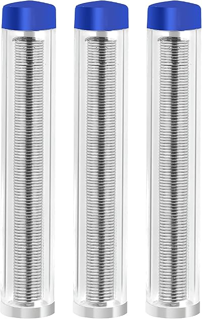 IRYNA 3 Pack Portable Solder Wire Rosin Core Lead Free Solder Tin Flux