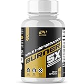 Male Performance Burner | GLP-1 Pathway Support + Fat Burner for Men | Helps Lose Weight, Maintain Muscle, Boost Energy | 3rd Party Tested Formula | 60 Unisex Weight Loss Pills All Adults