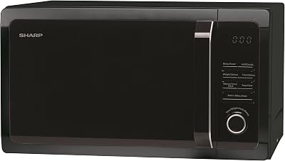 Sharp R764KM Grill Microwave 25L 900W Black - 10 Auto Programs