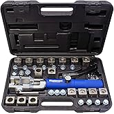 MASTERCOOL 72485-PRC Universal Hydraulic Flaring Tool Set (Includes 3/8" and 1/2" Transmission Cooling Line Die and Adapter S
