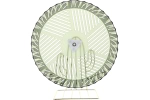 POPETPOP Hamster Wheel 10 Inch: Hamster Running Wheel Silent Exercise Wheels Small Animal Wheel for Hedgehog, Rat Flying Sauc
