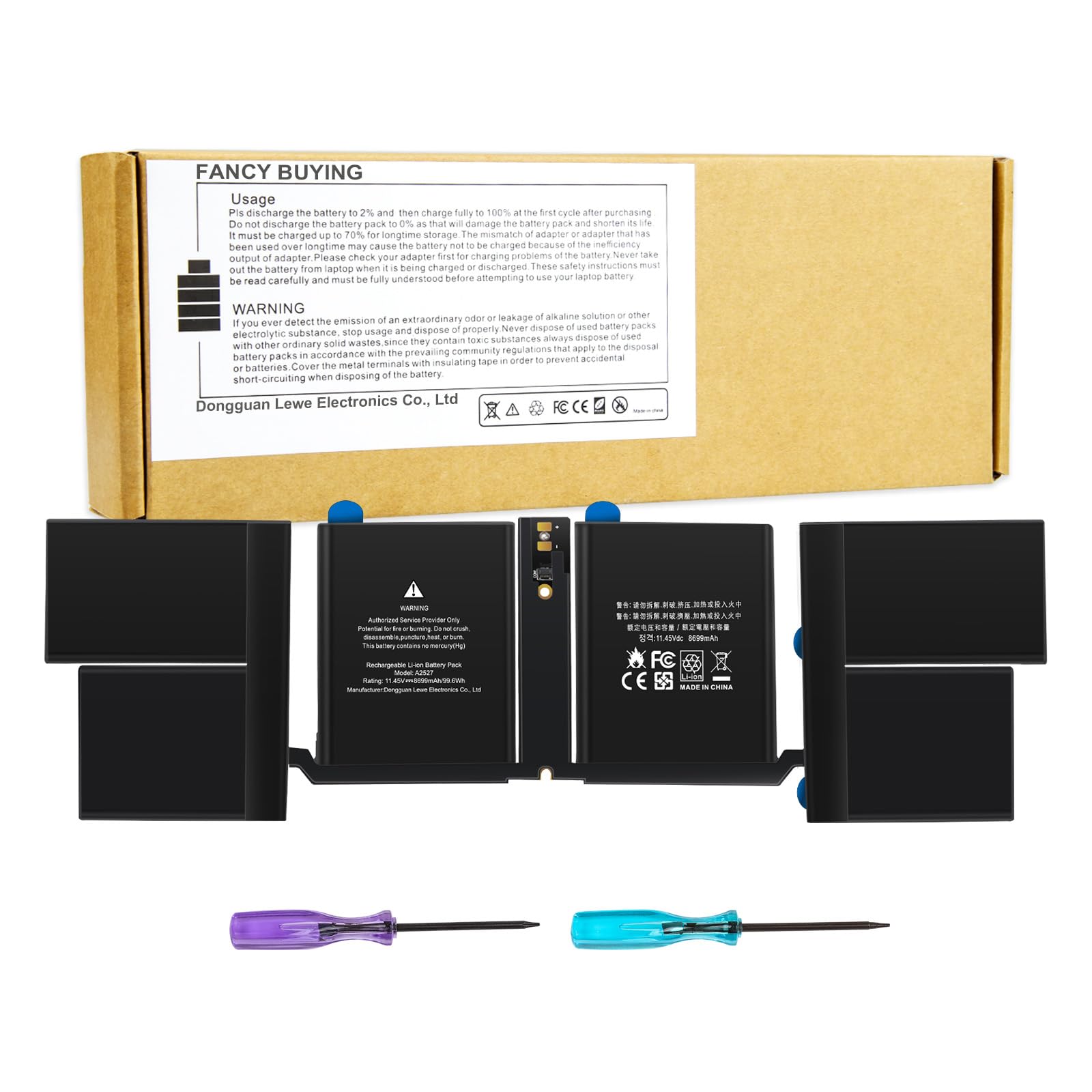 Fancy Buying A2485 A2527 Laptop Battery for Apple