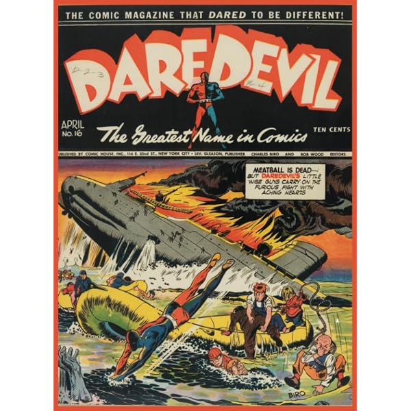 Daredevil (Golden Age) No6: Vintage Superhero Comic Book