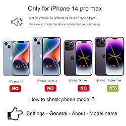 TwoHead for iPhone 14 Pro Max Wallet Case with Card