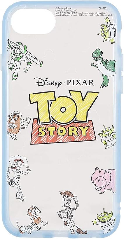 Amazon グルマンディーズ ディズニー ピクサーキャラクター Iiiifit Clear Iphonese 第2世代 8 7 6s 6 4 7インチ 対応ケース トイ ストーリー Dn 685a ブルー グルマンディーズ 家電 カメラ