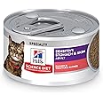 Hill's Science Diet Sensitive Stomach & Skin, Adult 1-6, Stomach & Skin Sensitivity Support, Wet Cat Food, Salmon & Vegetables Minced, 2.9 oz Can, Case of 24