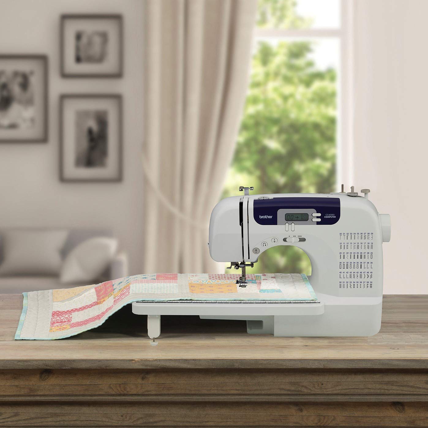 Brother Sewing and Quilting Machine, CS6000i, 60 Builtin